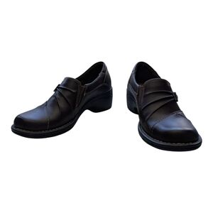 Earth Spirit Gelron 2000 Brown Leather Loafer Slip On Shoe 6 Memory Foam Sole